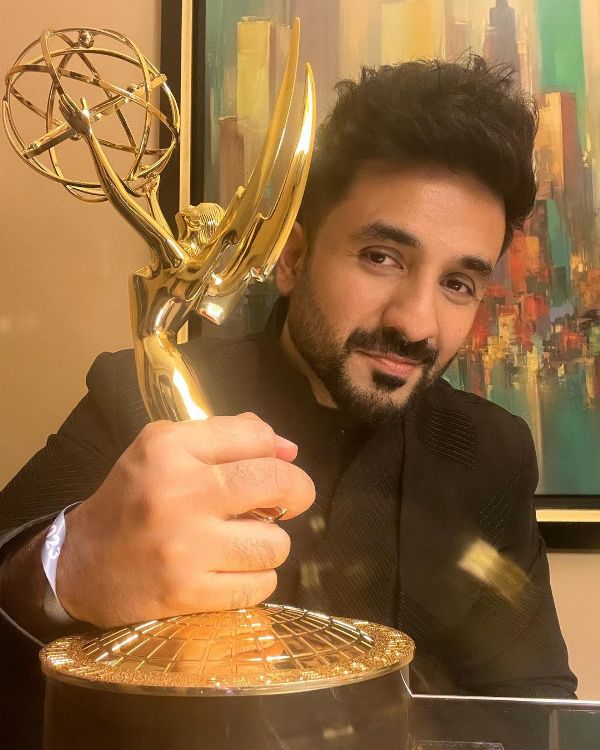 20 November 2023: Vir Das after winning the Best Comedy Series award at the 51st International Emmy Awards