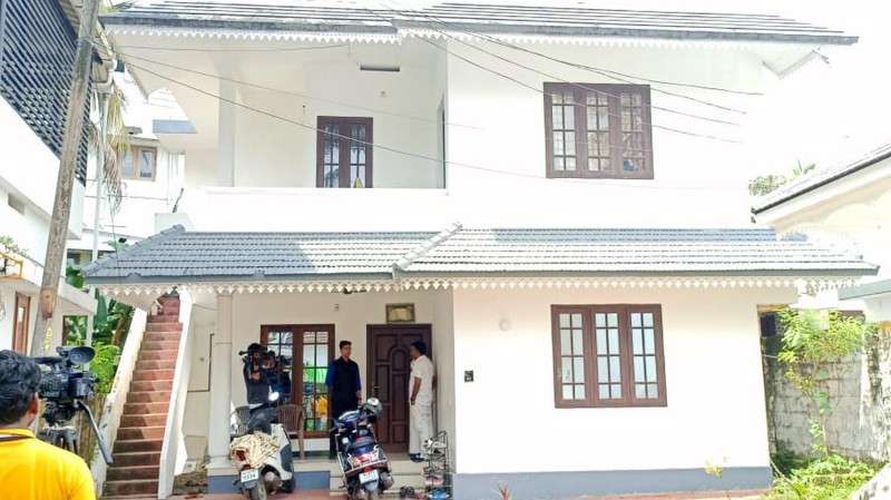 Dominic Martin's rented house in Thammanam