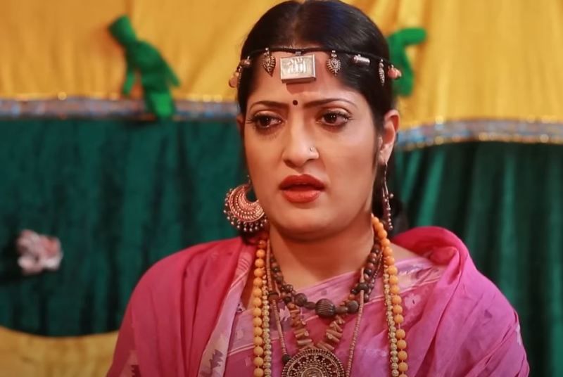 Humaira Himu in a still from the TV series 'Chaya Bibi'
