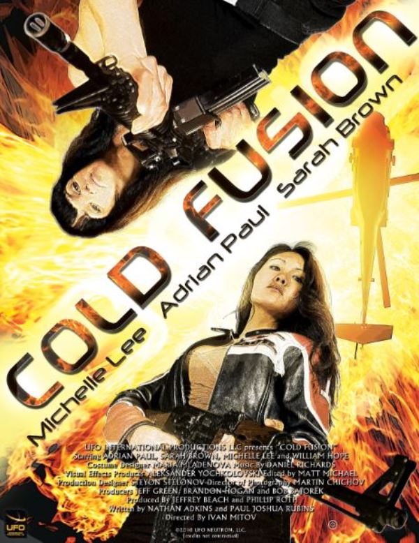 Michelle Lee and Sarah Brown featured on the poster of the film Cold Fusion (2011)