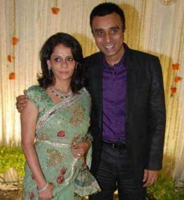 Sanjay Gadhvi with his wife