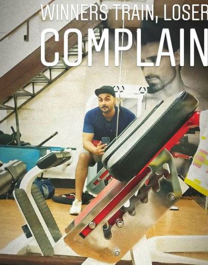 Gagan Singh at a gym