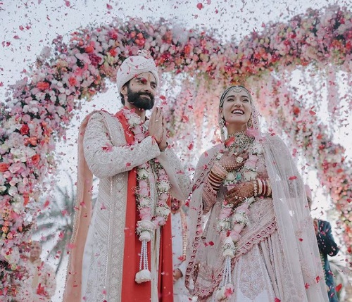 Kunal Thakur and Mukti Mohan's wedding picture