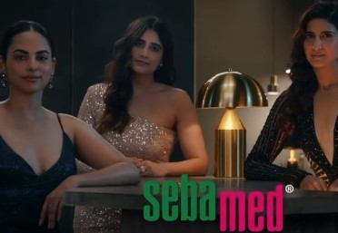 Saloni Batra while promoting the Seba Med India bathing bars