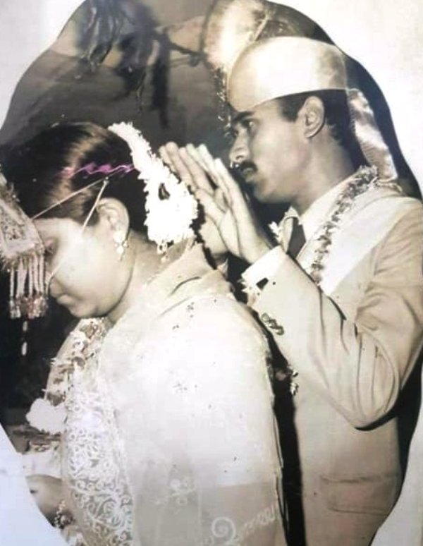 A photo of Bhupesh Baghel taken during his marriage ceremony