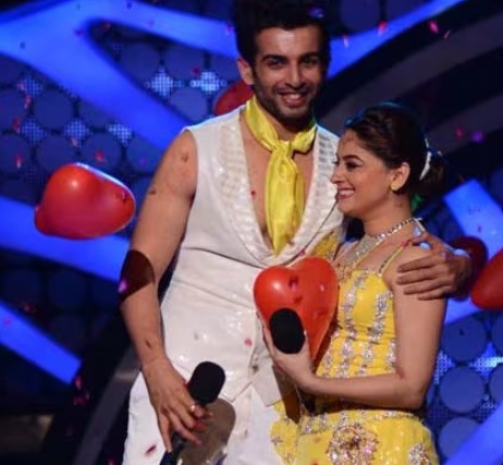 Jay Bhanushali and Mahi Vij after winning the dance reality show 'Nach Baliye' season 5