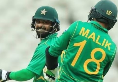 Shoaib Malik while playing a match for Pakistan