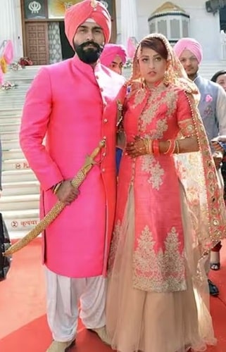 Aarya Babbar's wedding picture