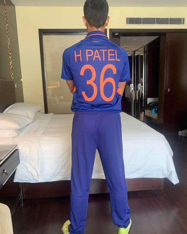 Harshal Patel's jersey number for India
