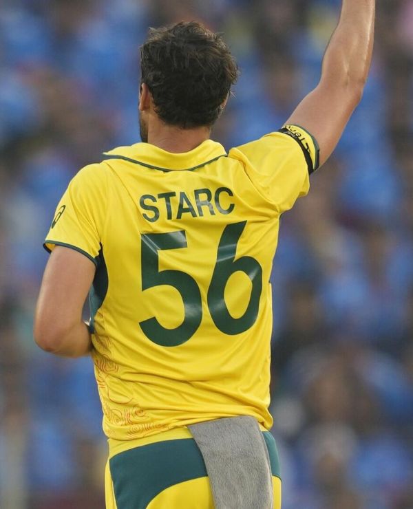 Mitchell Starc's jersey number for Australia
