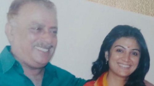 Sonia Kapoor with her father