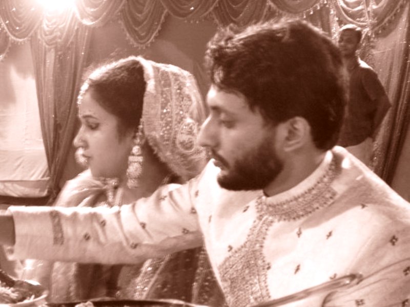 Wedding picture of Rasika Agashe and Mohammed Zeeshan Ayyub