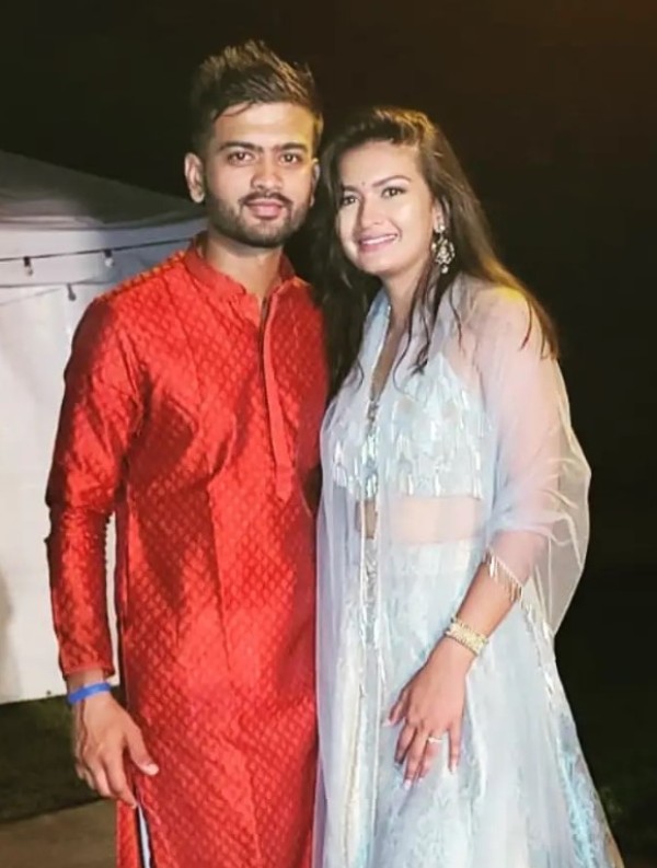 Monank Patel with his sister