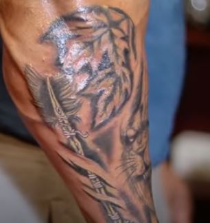 Nitin Chandila's tattoos