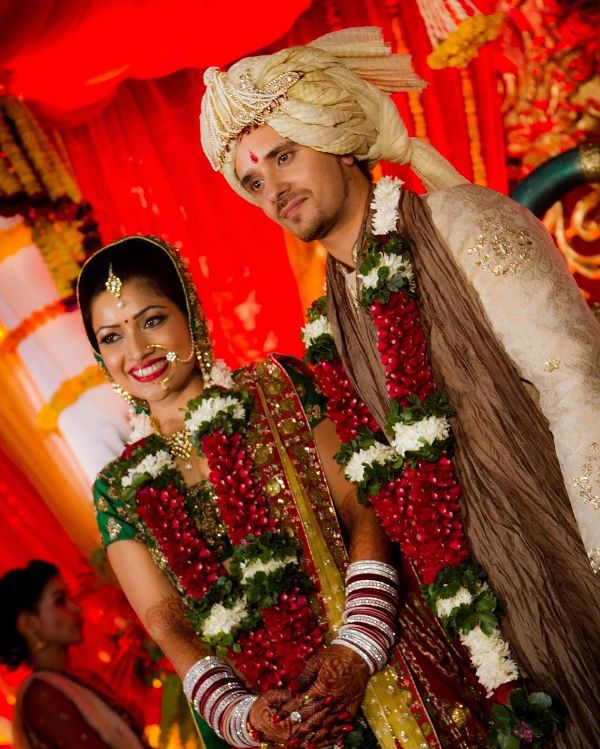 Raghav Sachar and Amita Pathak's wedding photo