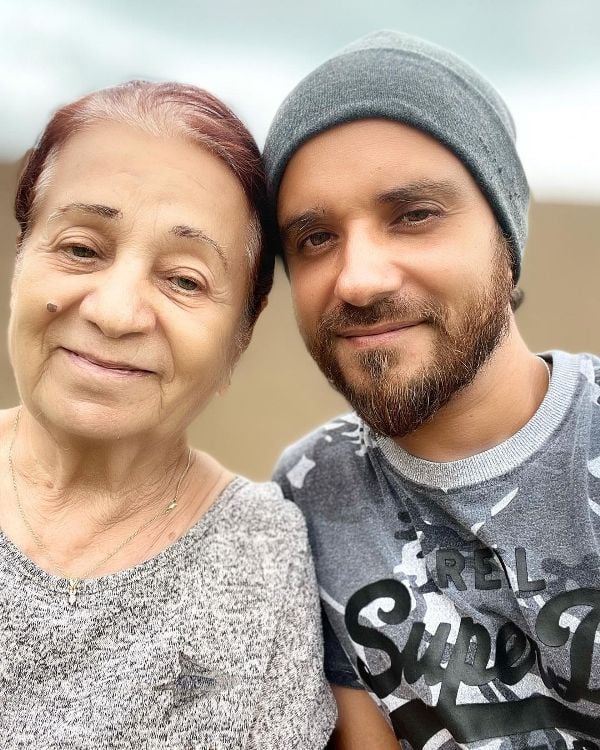 Raghav Sachar's photo with his mom