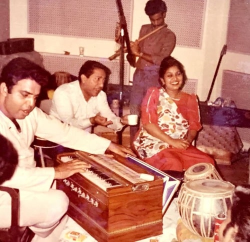 Amarjot Kaur during rehearsals