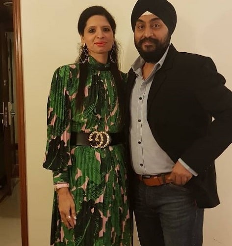 Balvinder Singh Suri with his wife