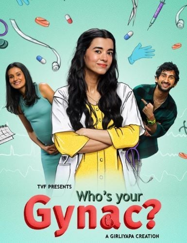 Karishma Singh on the poster of the series Who's Your Gynac