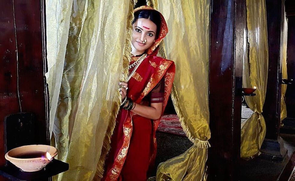 Pooja Katurde in a still from Ahilyabai Holkar