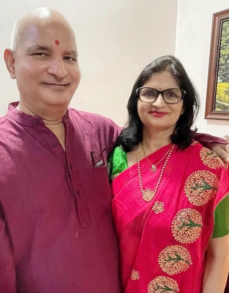 Shruti Mishra's parents