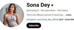 Sona Dey Height, Age, Boyfriend, Family, Biography » StarsUnfolded
