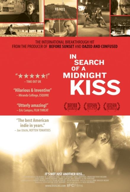 A poster of the film In Search of a Midnight Kiss (2007)