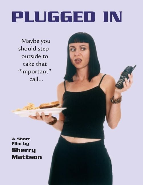 A poster of the short film Plugged In (2002)