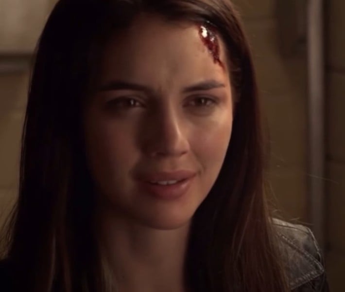 Adelaide Kane in a still from the American series Teen Wolf (2011)