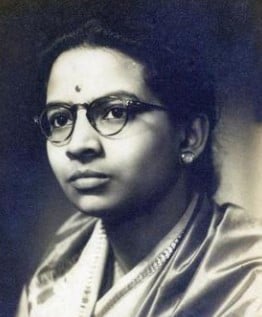 Vina Mazumdar as a student of Asutosh College