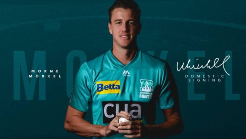 Poster of Morné Morkel after he signed with Brisbane Heat