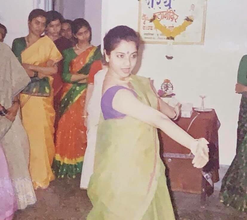 Sonia Parchure when she started her dancing institute