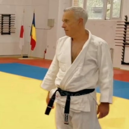 Călin Georgescu during a judo session