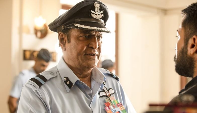 Mohan Babu in a scene from the film Soorarai Pottru