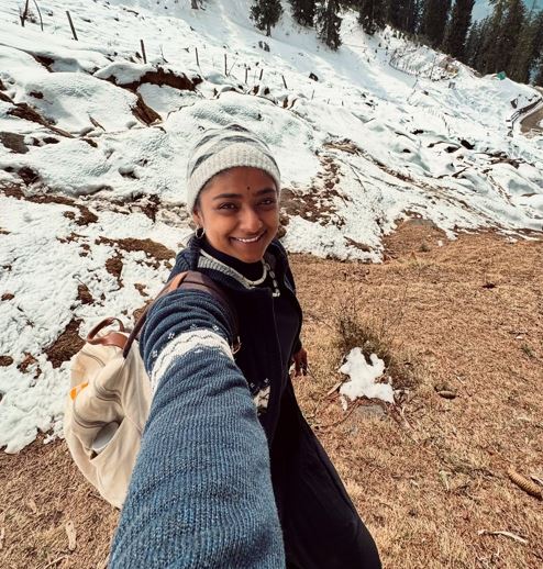 Bhoomi Shetty during a solo trip