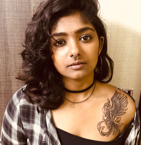 Bhoomi Shetty's phoenix tattoo