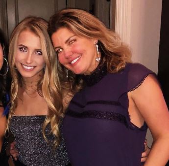 Elena Yates with her mother