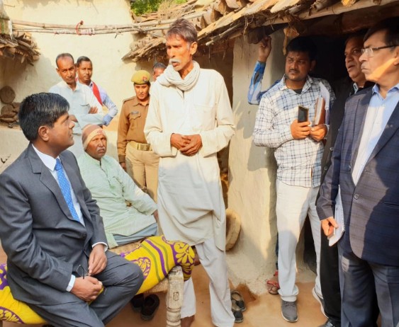 Heera Lal Patel during field work