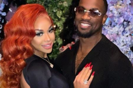 Jamar Champ with his wife