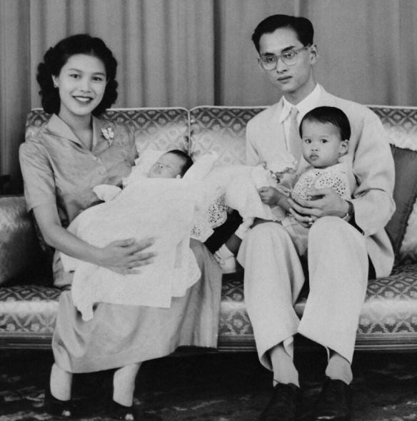 Queen Mother Sirikit a few years after marriage