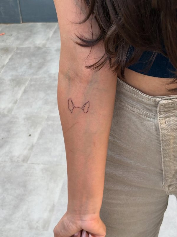 Ragini Das's tattoo on her forearm