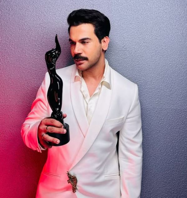 Rajkummar Rao, after winning the Best Actor - Critics' award at the 70th Filmfare Awards (2025)