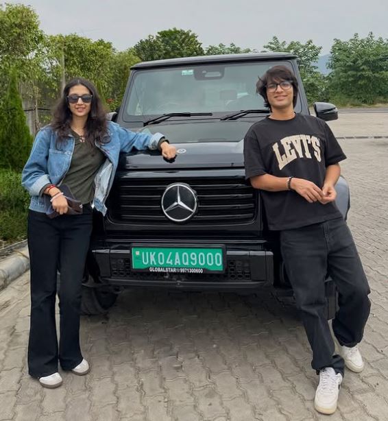 Avantika Bhatt with Sourav Joshi