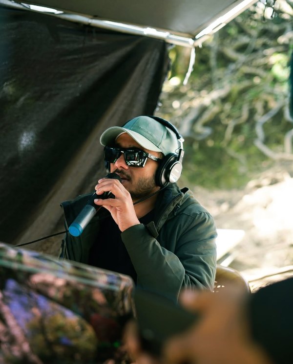 Chidambaram S. Poduval during the shoot of 'Manjummel Boys'