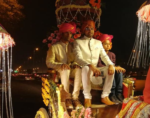 Deepak Prakash during his marriage