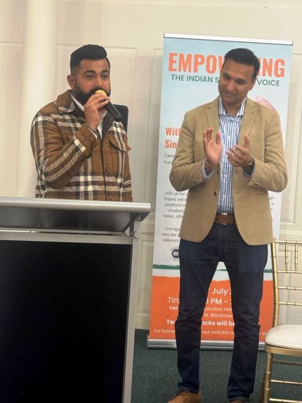 Gurjinder Singh Gavy, while speaking at an event