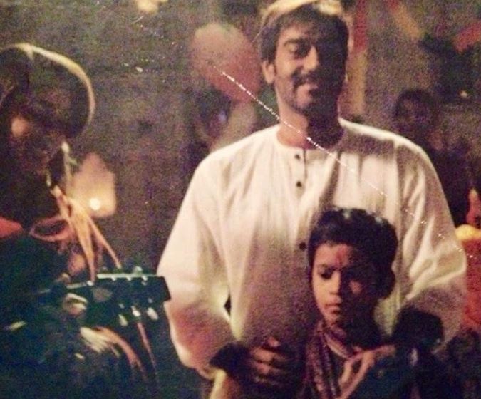 Rahul Kumar during the shoot of Omkara