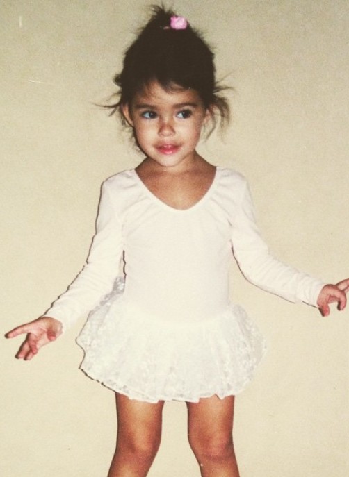 A childhood picture of Madison Beer