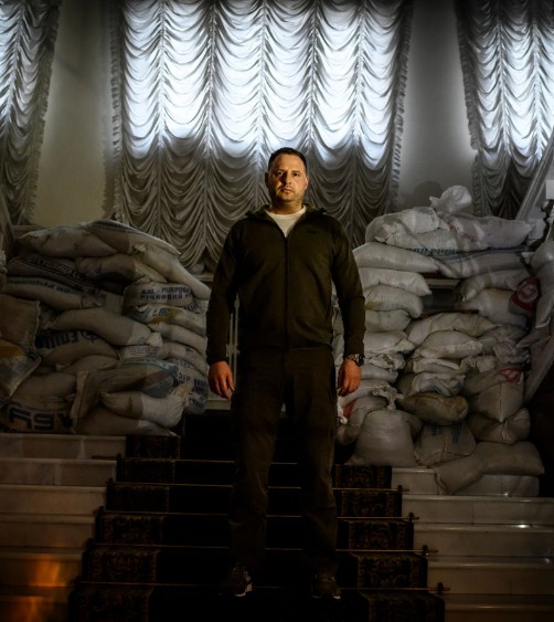 Andriy Yermak on the printed edition of the Time Magazine