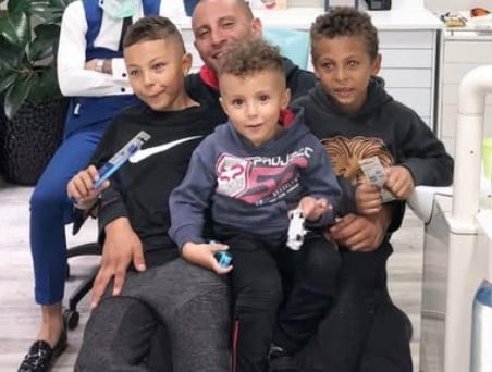 DJ Warras with his sons